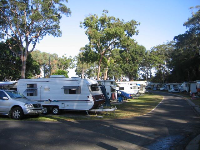 Halifax Holiday Park - Nelson Bay: Good paved roads throughout the park