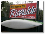 Nyngan Riverside Caravan Park - Nyngan: Riverside Caravan Park welcome sign