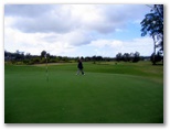 Pacific Dunes Golf Course - Medowie: Green on Hole 1