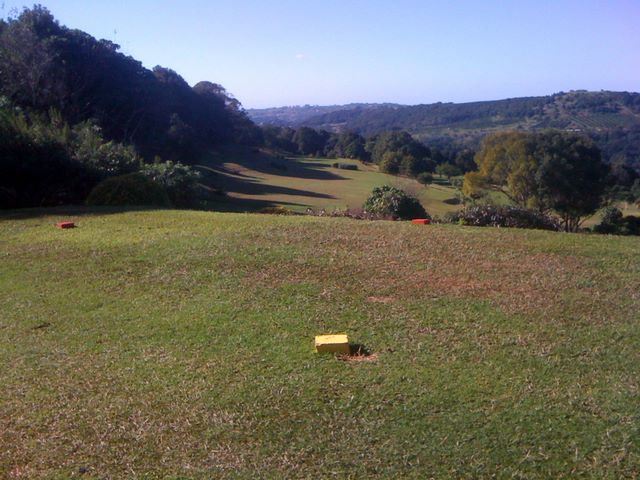 Penny Ridge Resort Golf Course - Carool: Fairway view on Hole 1