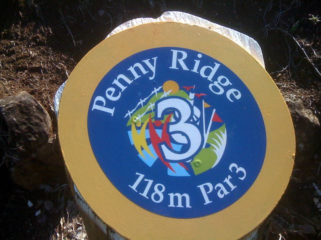 Penny Ridge Resort Golf Course - Carool: Penny Ridge Resort Hole 3: Par 3, 118 metres