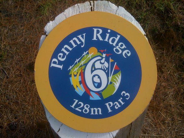 Penny Ridge Resort Golf Course - Carool: Penny Ridge Resort Hole 6: Pa3 3, 128 metres