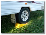 Penshurst Caravan Park - Penshurst: The ground within the park for powered sites has a slope so you will need to level your van