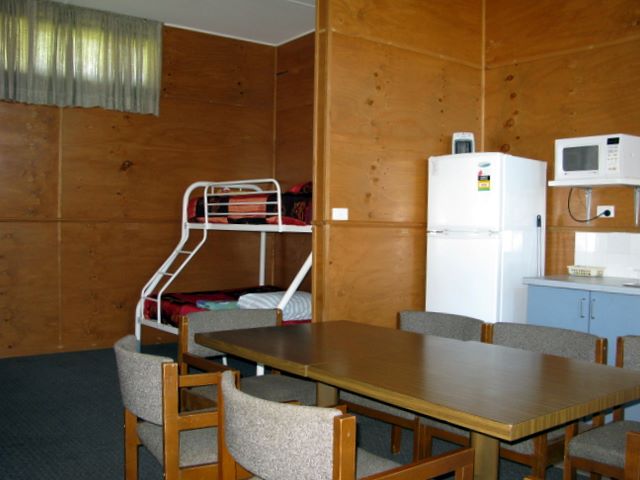 Port Welshpool Caravan Park - Port Welshpool: Interior of classroom cabin