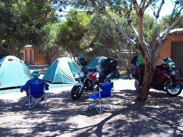 Port Hughes Tourist Park - Port Hughes: January 2010 - Decided to stay in tents rather than the Cabins. Great en-suite facilities available.