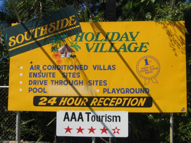 Southside Holiday Village - Rockhampton: Southside Holiday Village welcome sign