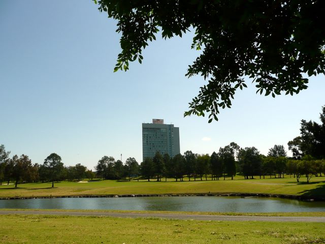 Royal Pines Golf Course - Benowa: View of Royal Pines Golf Course Resort from Hole 3