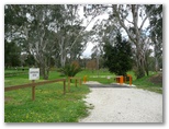 Goulburn River Tourist Park - Seymour: Secure entrance to unpowered sites area