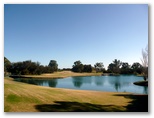 Murray Downs Golf & Country Club - Swan Hill: Fairway view Hole 5 - the green is just off centre right in the distance