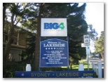NRMA Sydney Lakeside Holiday Park - Narrabeen: Sydney Lakeside welcome sign