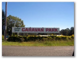Dawson River Tourist Park - Taree: Dawson River Caravan Park welcome sign