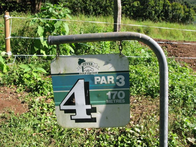 Teven Golf Course - Teven: Teven Golf Course Hole 4: Par 3, 170 metres.