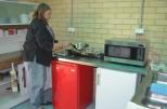 Tingha Gems Caravan Park - Tingha: Camp kitchen , gas stove, microwave, fridges and washing up sink.