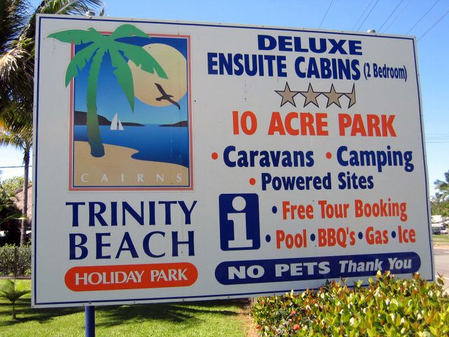 Trinity Beach Holiday Park - Trinity Beach: Trinity Beach Holiday Park welcome sign