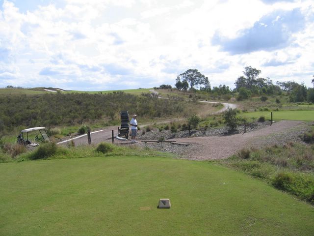 The Vintage Golf Course - Rothbury: Fairway view Hole 7 - hit slightly to the right of the path