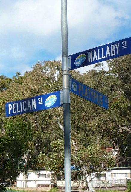 Wangi Point Lakeside Holiday Park - Wangi Wangi: Road signs within the park make it easy for you to find your way around.