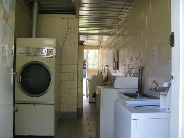 BP Caravan Park  - Werribee South: Interior of laundry