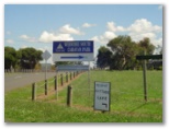 Werribee South Caravan Park by Neville Williams - Werribee South: Road Entrance Sign