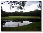 Yamba Golf Course - Yamba: Water trap near the 14th green.