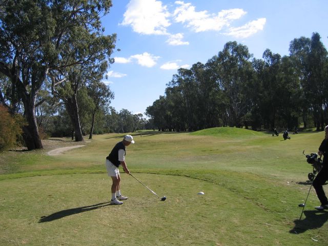 Yarrawonga & Border Golf Club - Mulwala: Fairway view Hole 5