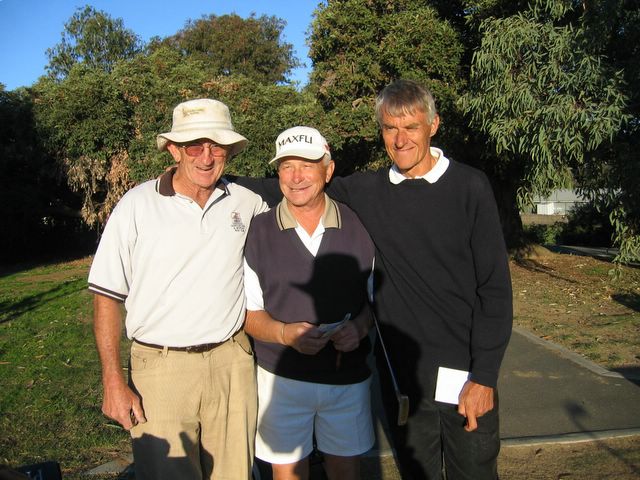 Yarrawonga & Border Golf Club - Mulwala: The champions: Ron, Kev & Bobby
