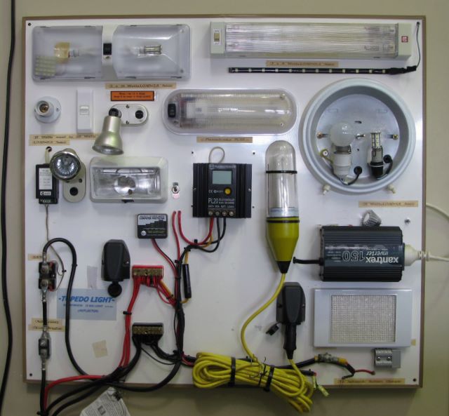 ABCO Caravan Sales Repairs Services - Coffs Harbour: Frontal view of lights for caravans and motorhomes