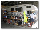 ABCO Caravan Sales Repairs Services - Coffs Harbour: The main workshop.  Abco can repair all types of caravans and motorhomes