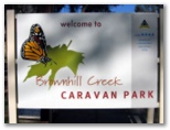 Brownhill Creek Tourist Park - Mitcham: Brownhill Creek Tourist Park welcome sign