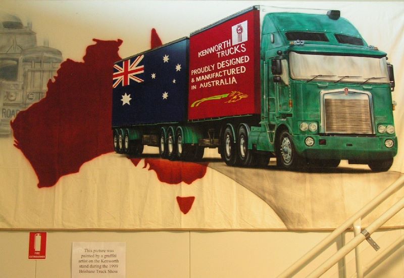 Alice Springs Northern Territory - Alice Springs: Kenworth Display room at Transport Hall of Fame in Alice Springs