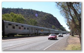 Alice Springs Northern Territory - Alice Springs: The Ghan crawls out of Alice for the south