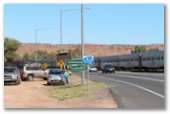 Alice Springs Northern Territory - Alice Springs: The Ghan leaving Alice