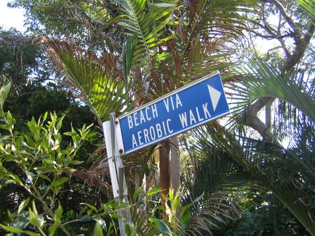 One Mile Beach Holiday Park - Anna Bay: Beach via Aerobic Walk - fitness and a view !