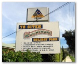 Apollo Bay Holiday Park - Apollo Bay: Apollo Bay Holiday Park welcome sign