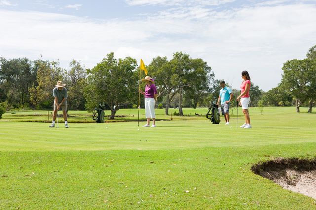 NRMA Darlington Beach Holiday Park - Arrawarra: Dalington Beach Holiday Park has its own golf course.