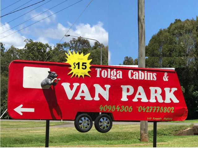 Tolga Caravan Park - Atherton: Park entrance sign