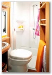 A'van Campers, Caravans, Motorhomes - Penrith: Full ensuite with separate shower & toilet