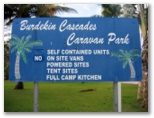 Burdekin Cascades Caravan Park - Ayr: Burdekin Cascades Caravan Park welcome sign