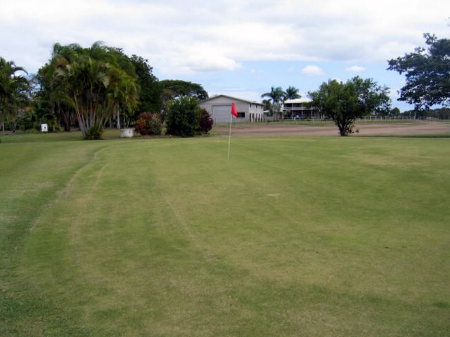 Ayr Golf Course - Ayr: Green on Hole 3