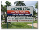 BIG4 Ayr Silver Link Caravan Village - Ayr: Silver Link Caravan Park welcome sign