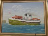 Ballina Lakeside Holiday Park - Ballina: Many gorgeous oil painting at the Ballina Maritime museum