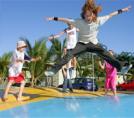 Ballina Lakeside Holiday Park - Ballina: Jumping pillow at Ballina lakeside Holiday Park