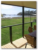 Clyde View Holiday Park - Batehaven: View from deck of 3 Bedroom Beach Front Villa