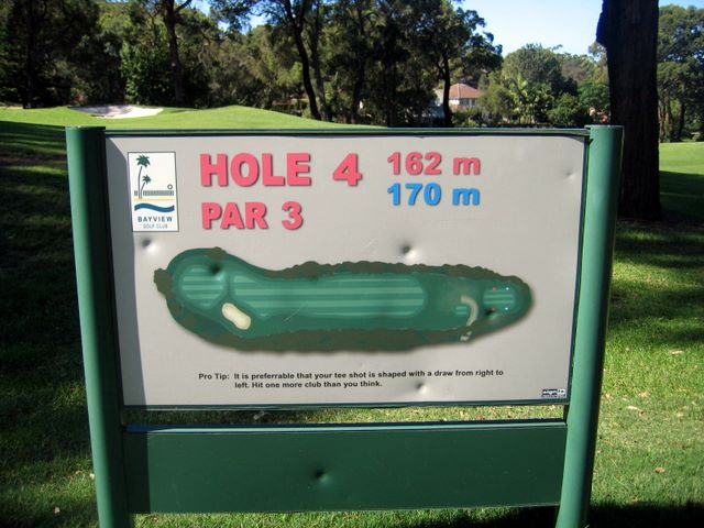 Bayview Golf Club - Bayview: Bayview Golf Club Hole 4: Par 3, 170 metres