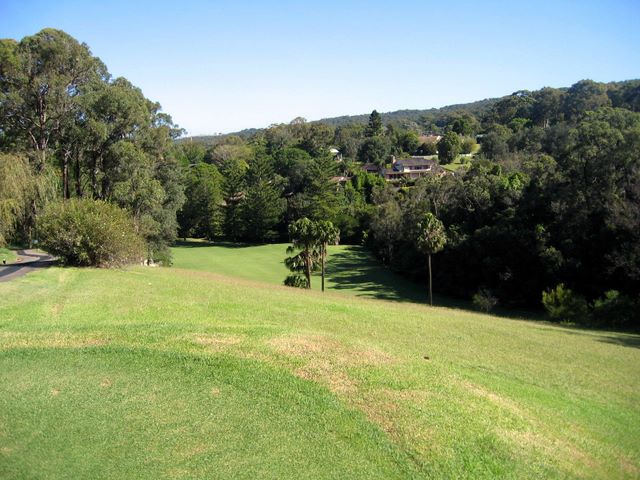 Bayview Golf Club - Bayview: Fairway view Hole 7 with magnificent view down the gully.  Homes in the distance have marvellous views and peace and quite from city traffic.
