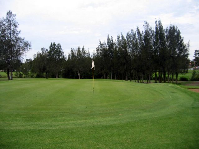 Beresfield Golf Course - Beresfield: Green on Hole 6