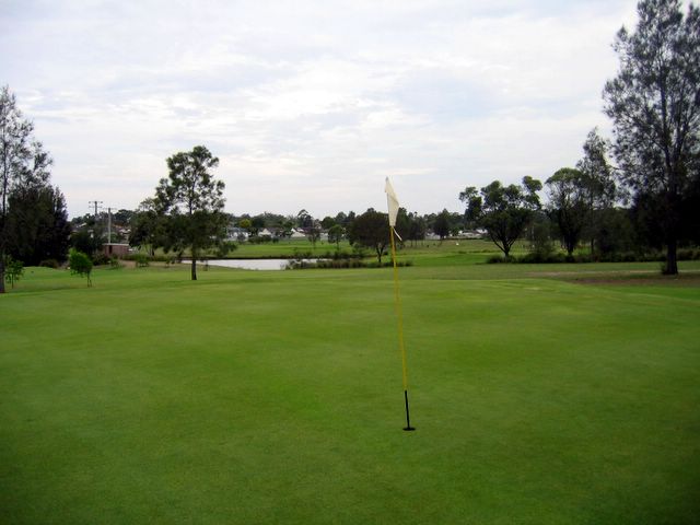 Beresfield Golf Course - Beresfield: Green on Hole 8