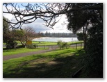 Zane Grey Tourist Park - Bermagui: Water views from powered sites