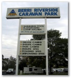 Berri Riverside Caravan Park 2006 - Berri: Berri Riverside Caravan Park welcome sign