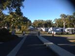 Seawinds Caravan and Holiday Park - Blacks Beach: Main road into park after office
