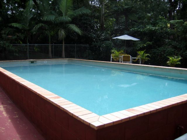 The pool at Rainforest Holiday Village Nambour Queensland